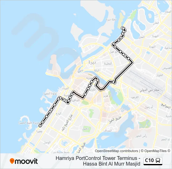 C10 Bus Line Map
