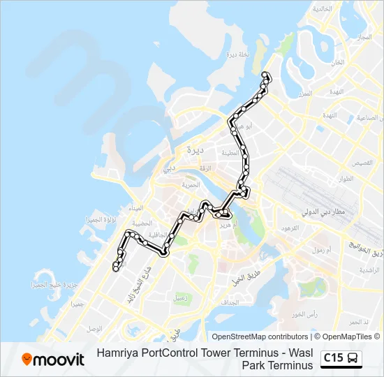 C15 Bus Line Map