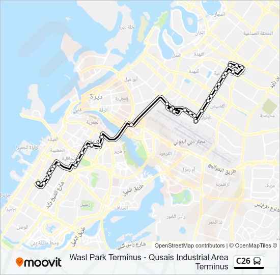 C26 Bus Line Map