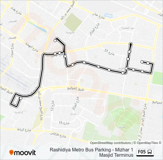 F05 Bus Line Map