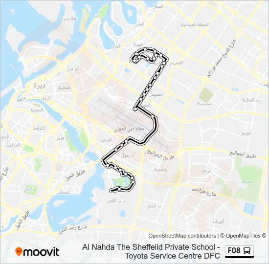 F08 Bus Line Map