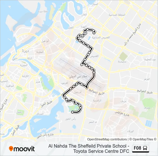 F08 Bus Line Map