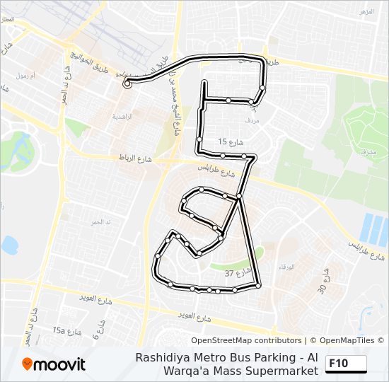 F10 bus Line Map