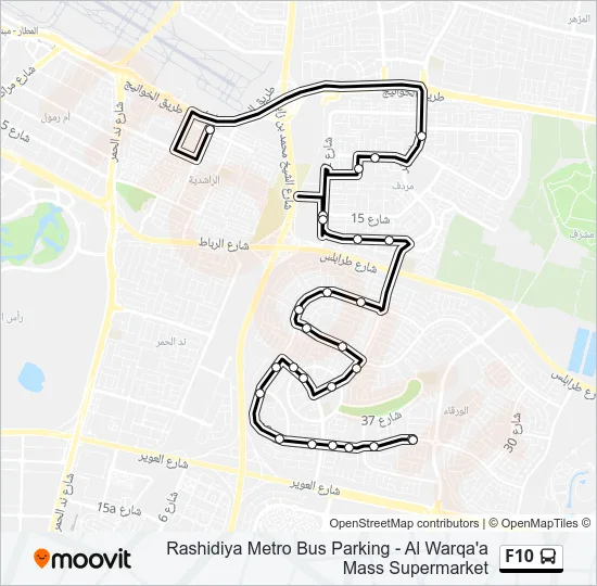 F10 Bus Line Map