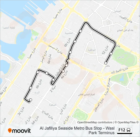 F12 Bus Line Map