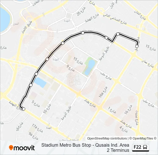 F22 Bus Line Map