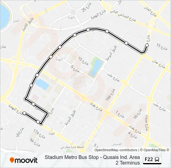F22 Bus Line Map