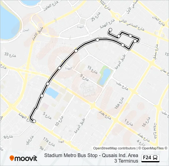F24 Bus Line Map