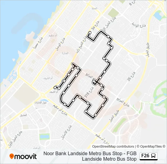 F26 Bus Line Map