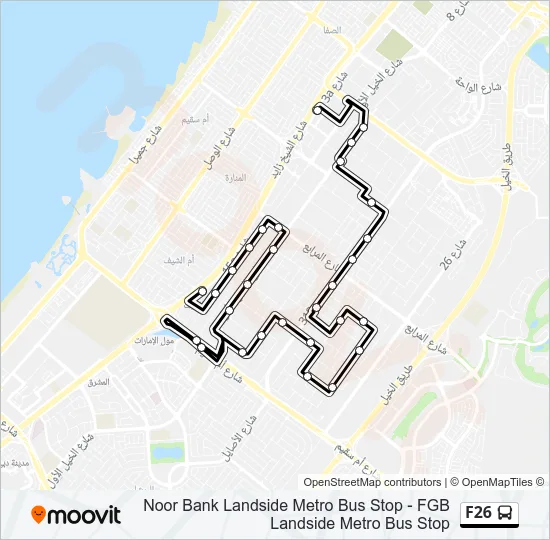F26 Bus Line Map