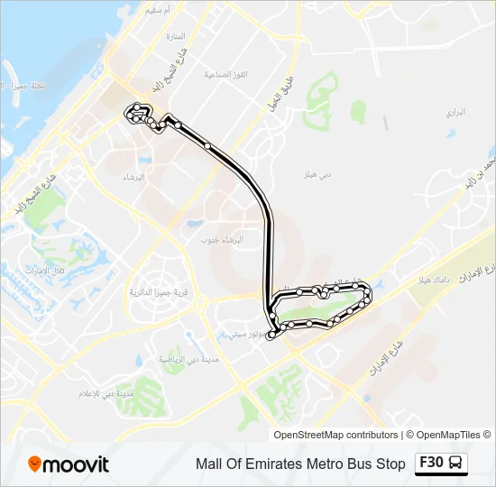 F30 Bus Line Map