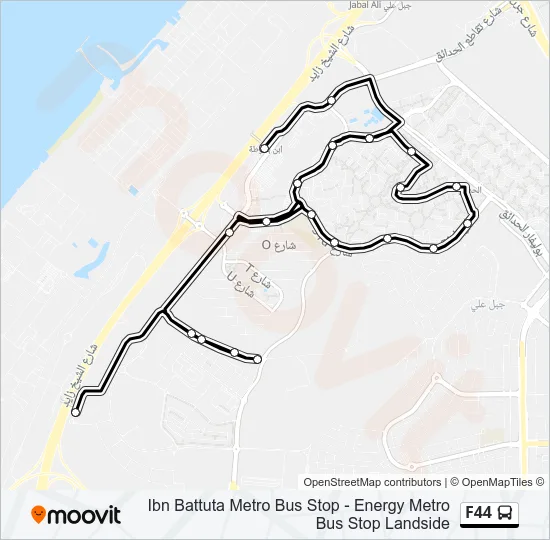 F44 Bus Line Map