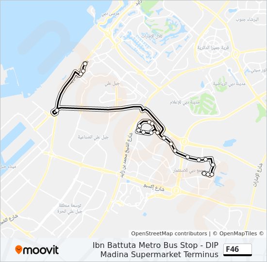 F46 bus Line Map