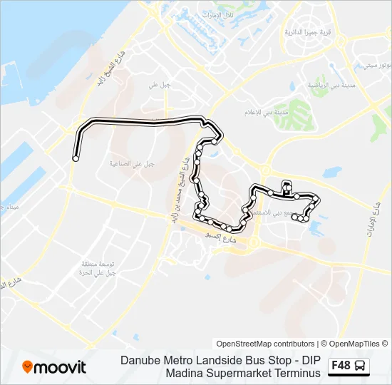 F48 Bus Line Map