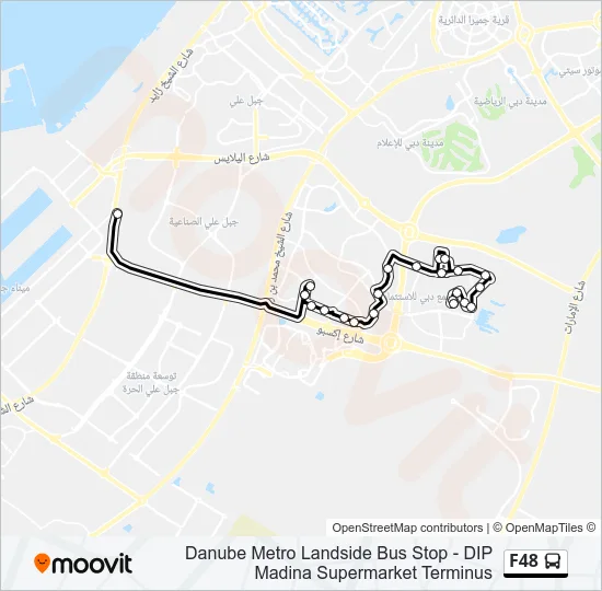 F48 Bus Line Map