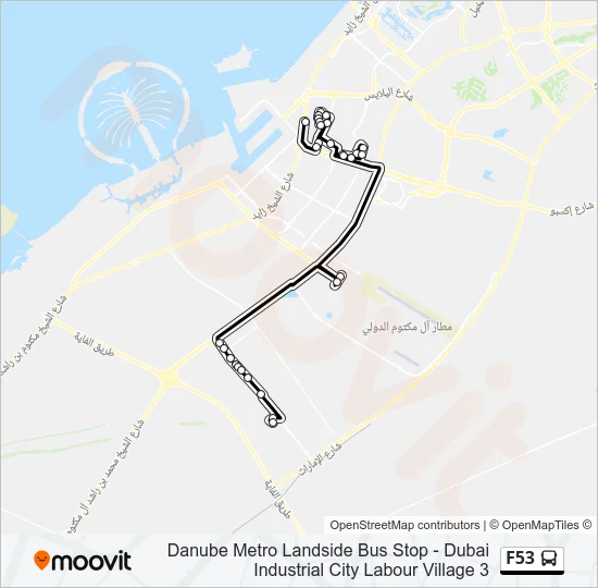 F53 Bus Line Map