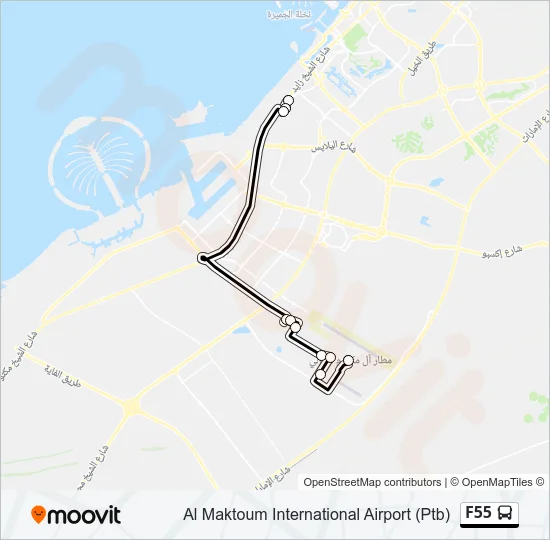F55 Bus Line Map