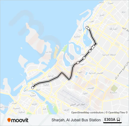 E303A Bus Line Map
