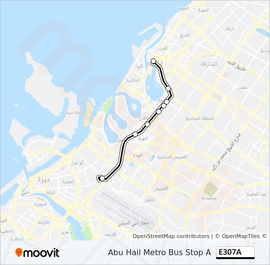 E307A bus Line Map