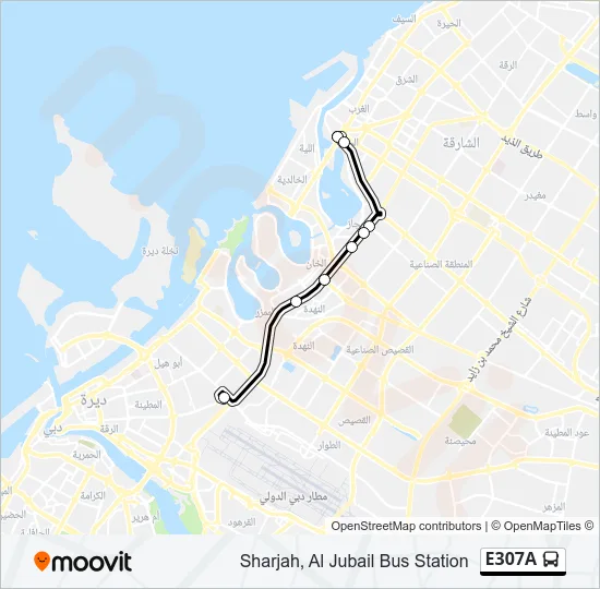 E307A Bus Line Map