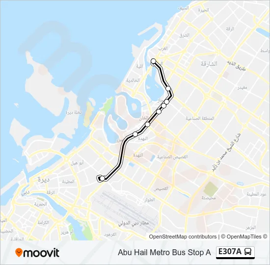 E307A Bus Line Map
