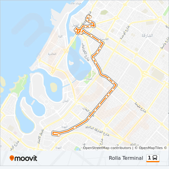 1 Route: Schedules, Stops & Maps - Rolla Terminal (Updated)