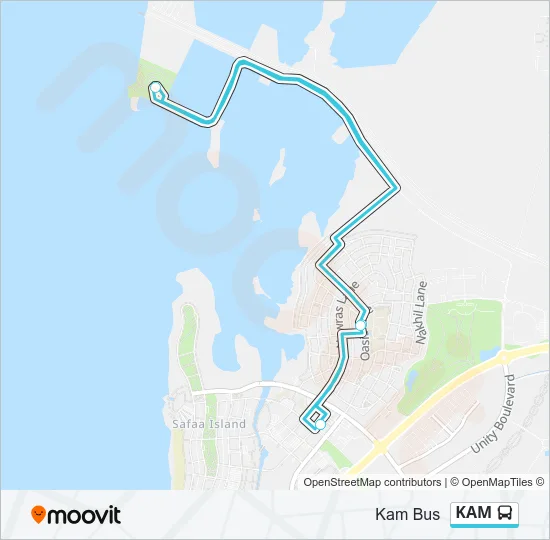 KAM Bus Line Map