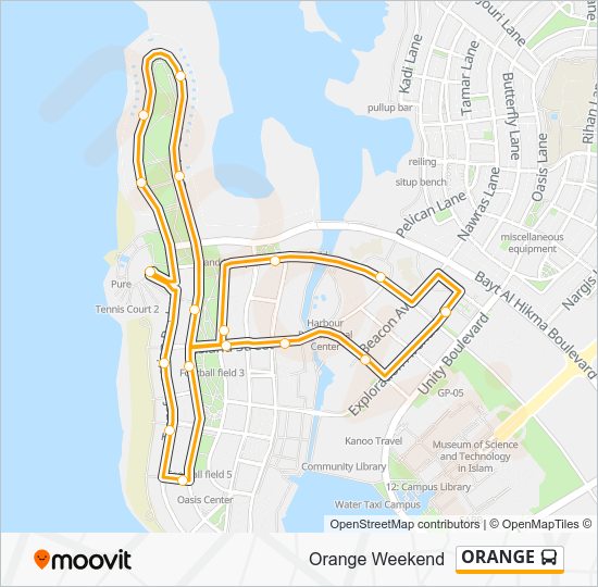 Orange Bus Route Schedule Orange Route: Schedules, Stops & Maps - Orange Weekend (Updated)