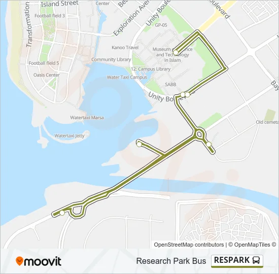 RESPARK Bus Line Map