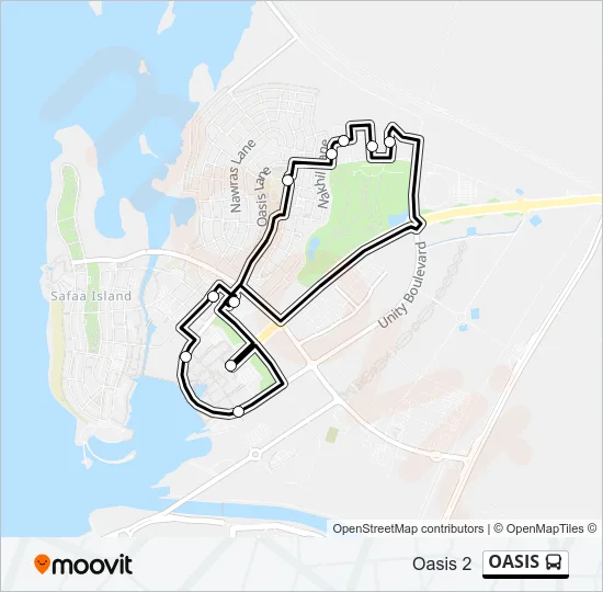 OASIS Bus Line Map