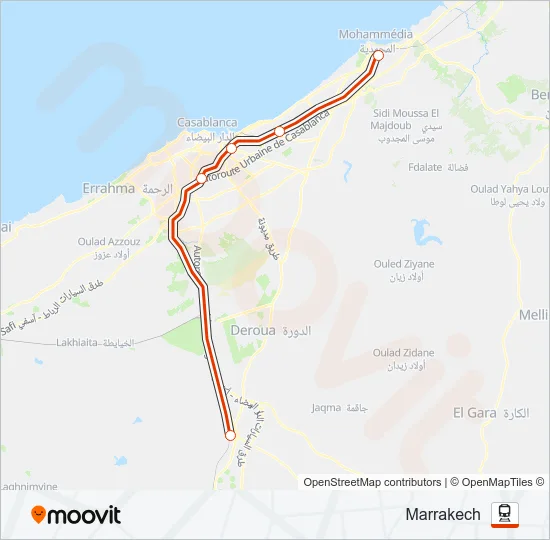 AL ATLAS Train Line Map
