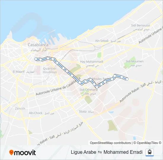 T4 Light Rail Line Map