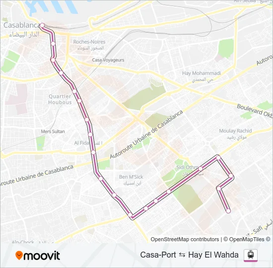 T3 Light Rail Line Map