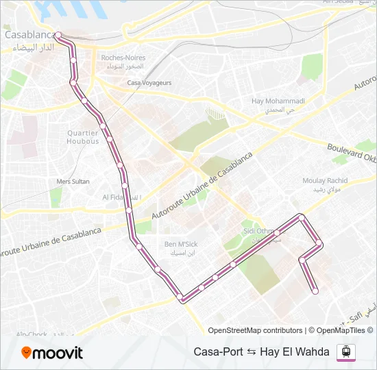 T3 Light Rail Line Map