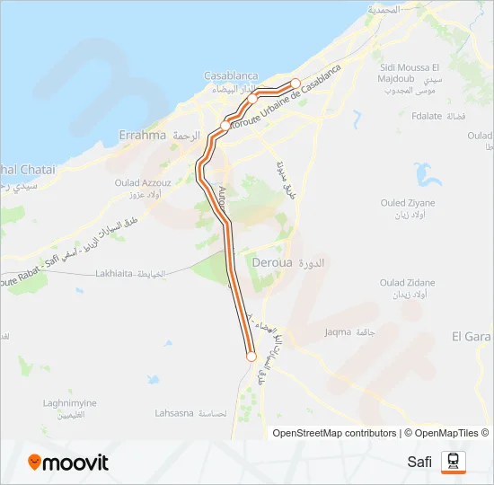 TGL Train Line Map