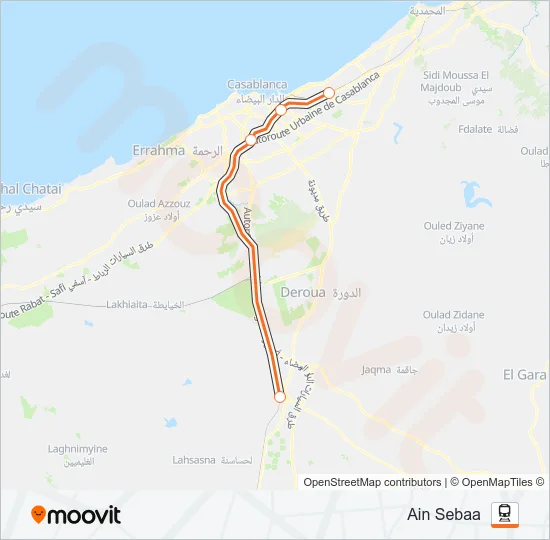TGL Train Line Map