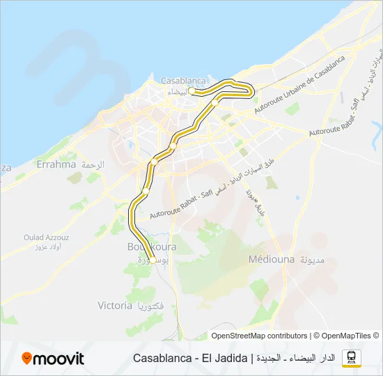 TNR Train Line Map