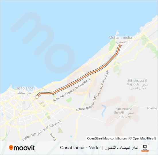 TGL Train Line Map