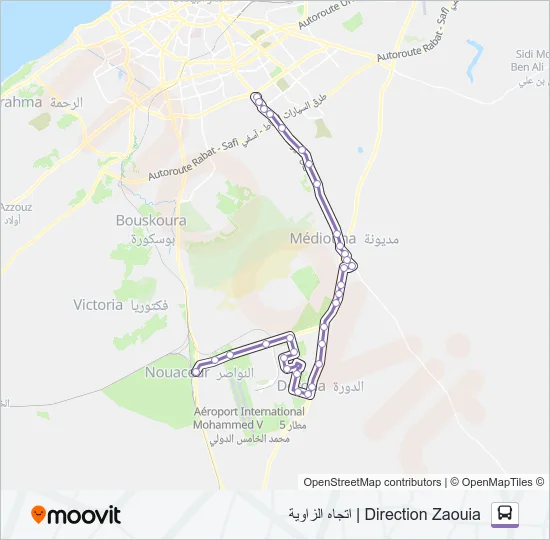 312 Bus Line Map