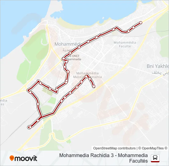 907 Bus Line Map
