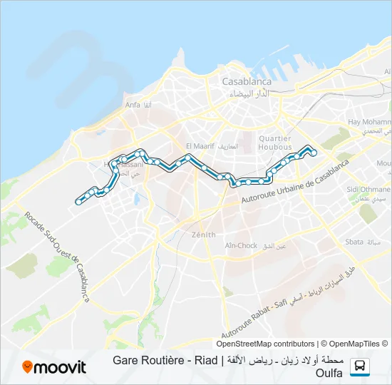 20 Bus Line Map