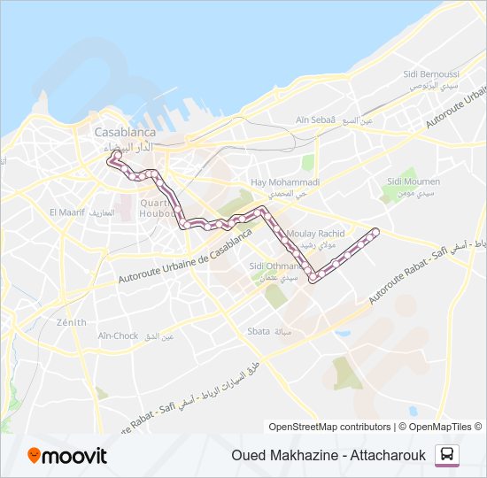 40 bus Line Map