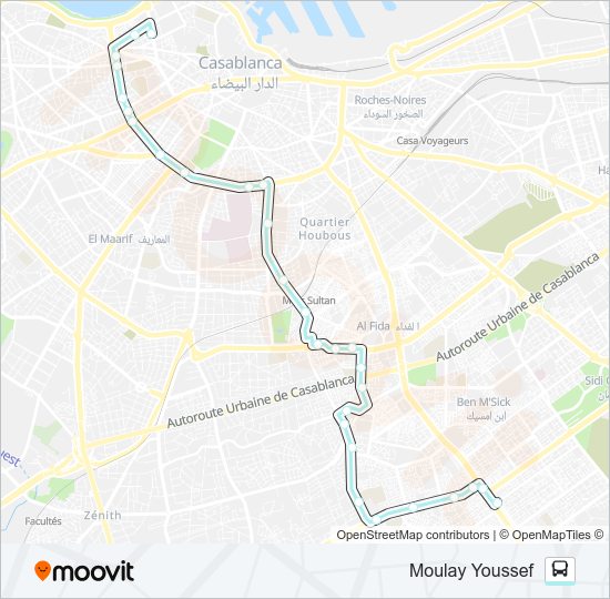 خريط الخط لـ 60 حافلة