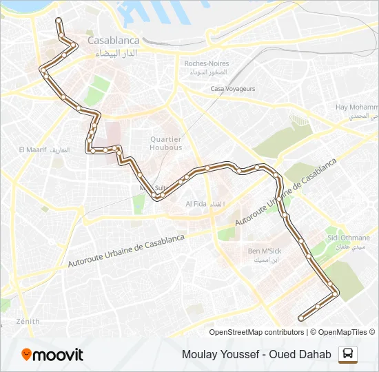 67 Bus Line Map