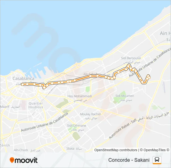 82 Bus Line Map