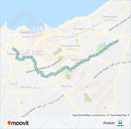 97 bus Line Map