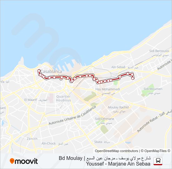 خريط الخط لـ 139 حافلة
