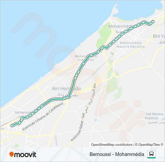 800 Bus Line Map