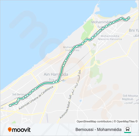 خريط الخط لـ 800 حافلة