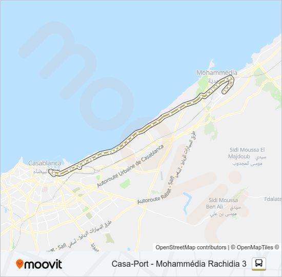 خريط الخط لـ 900 حافلة